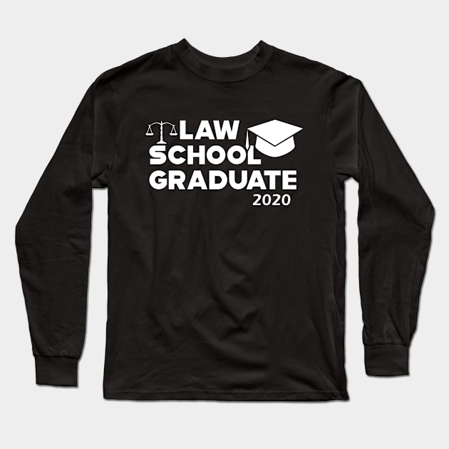 Law School Graduate 2020 Long Sleeve T-Shirt by KC Happy Shop